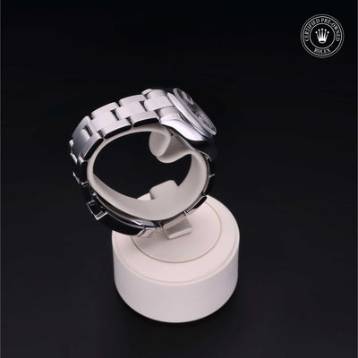 Rolex Certified Pre-owned Lady Datejust M179160-0032 front on black background