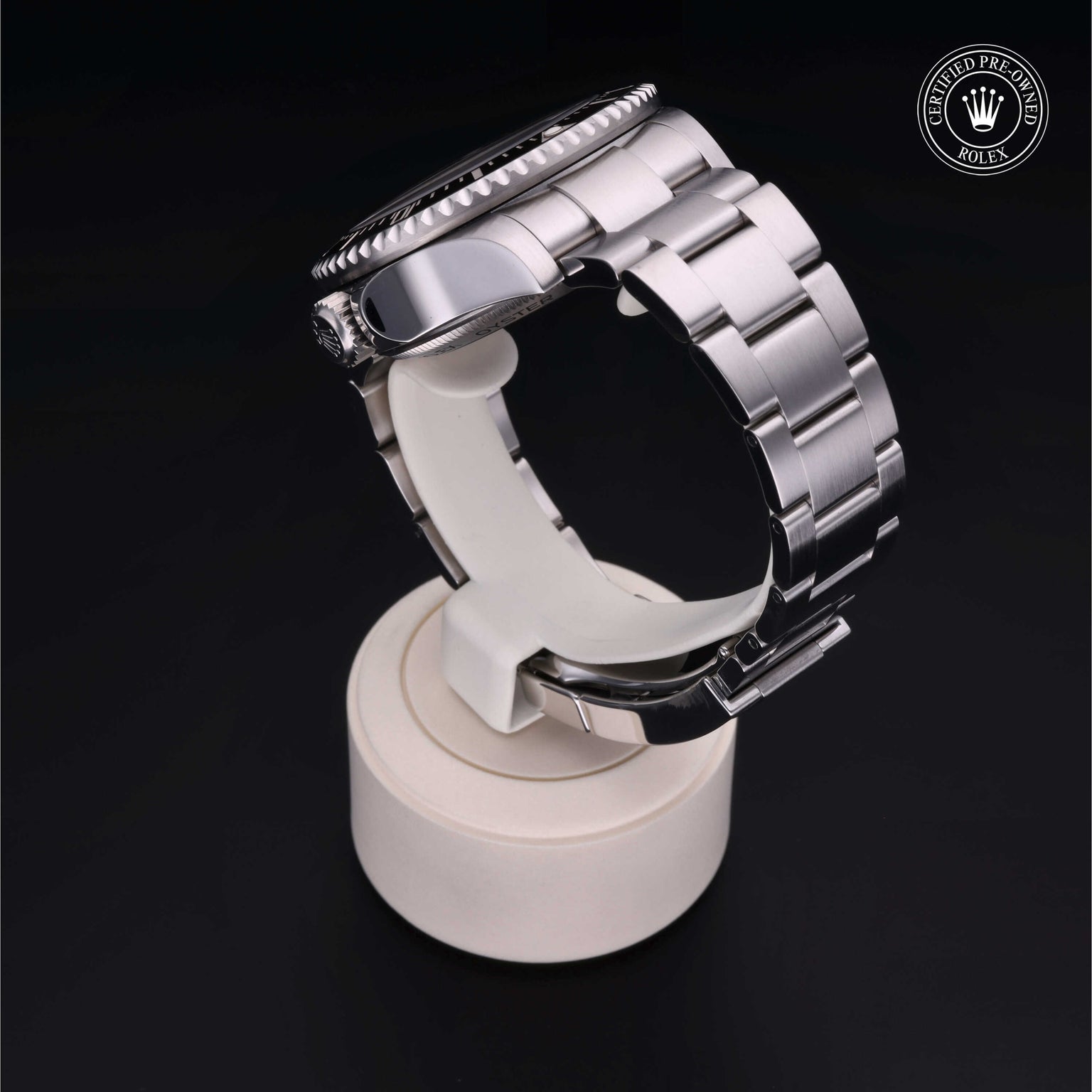 Rolex Certified Pre-owned Deep Sea M126660-0002 front on black background