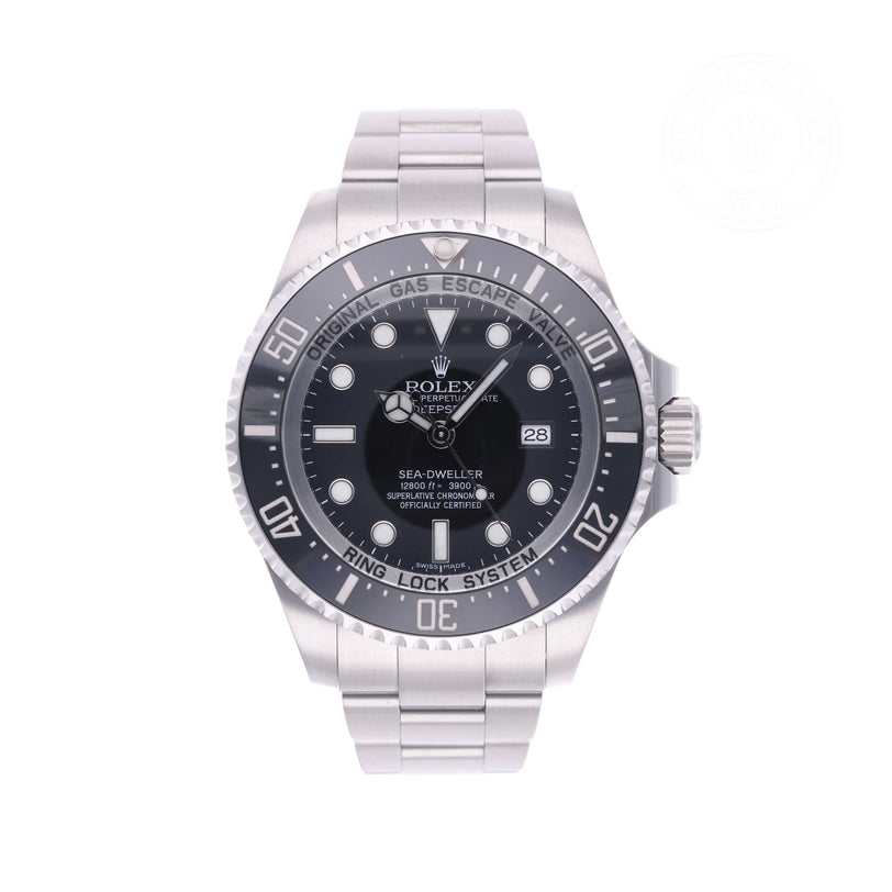 Rolex Certified Pre-owned Deep Sea M116660-0001 front on white background