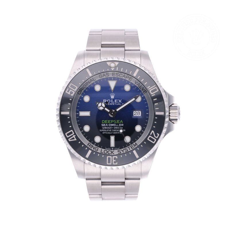 Rolex Certified Pre-owned Deep Sea M126660-0002 front on white background