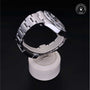 Rolex Certified Pre-owned Explorer M216570-0001 front on black background
