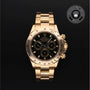 Rolex Certified Pre-owned Daytona M116528-0014 front on black background