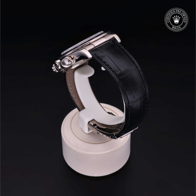 Rolex Certified Pre-owned Daytona M116519-0167 front on black background