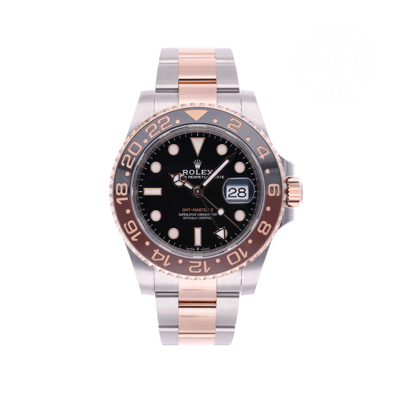 Rolex Certified Pre-owned GMT M126711CHNR-0002 front on white background