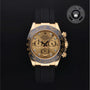 Rolex Certified Pre-owned Daytona M116518LN-0044 front on black background