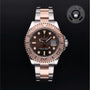 Rolex Certified Pre-owned Yacht-Master M126621-0001 front on black background