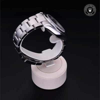 Rolex Certified Pre-owned Daytona M116520-0009 front on black background