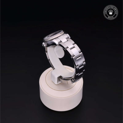 Rolex Certified Pre-owned Lady Datejust M179174-0095 front on black background