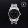 Rolex Certified Pre-owned Oyster Perpetual M124300-0002 front on black background