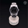 Rolex Certified Pre-owned Oyster Perpetual M124300-0002 front on black background