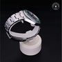 Rolex Certified Pre-owned Submariner M126610LV-0002 front on black background