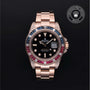 Rolex Certified Pre-owned GMT M126755SARU-0003 front on black background