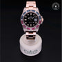 Rolex Certified Pre-owned GMT M126755SARU-0003 front on black background