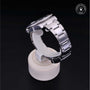 Rolex Certified Pre-owned GMT II M126710BLNR-0003 front on black background