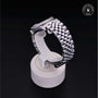 Rolex Certified Pre-owned Datejust M16234-0060 front on black background