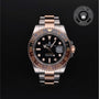 Rolex Certified Pre-owned GMT II M126711CHNR-0002 front on black background