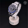 Rolex Certified Pre-owned GMT M116710BLNR-0002 front on black background