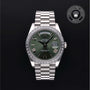 Rolex Certified Pre-owned Day-date M228396TBR-0020 front on black background