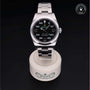 Rolex Certified Pre-owned Air-King M116900-0001 front on black background