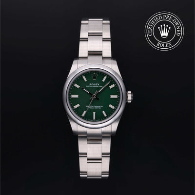 Rolex Certified Pre-owned Lady Datejust M277200-0006 front on black background