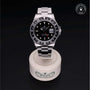 Rolex Certified Pre-owned GMT M16700LN-0001 front on black background