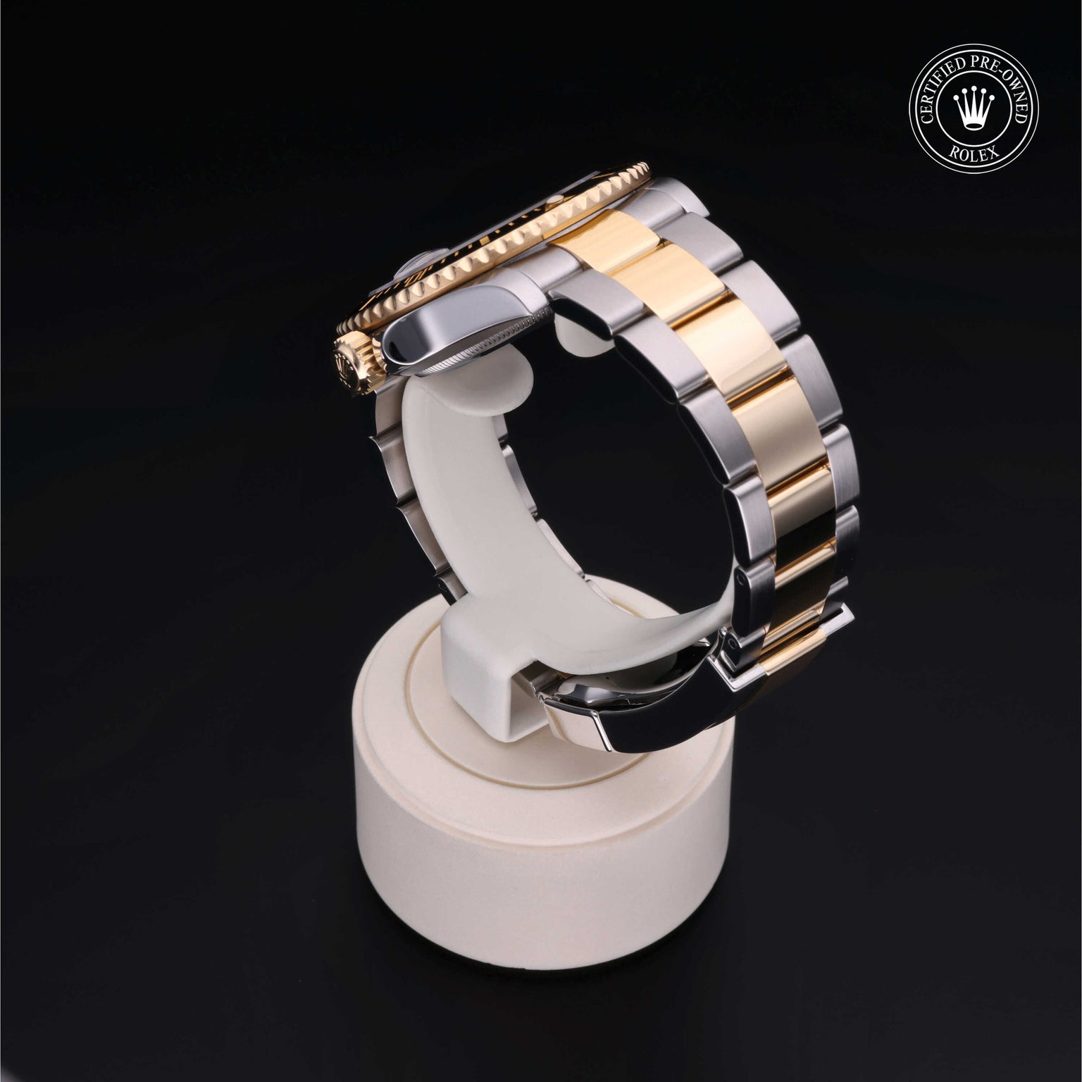 Rolex Certified Pre-owned Submariner M126613LN-0002 front on black background