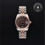 Rolex Certified Pre-owned Lady Datejust M178271-0071 front on black background