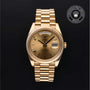 Rolex Certified Pre-owned Day-date M228238-0006 front on black background