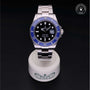 Rolex Certified Pre-owned Submariner M126619LB-0003 front on black background