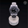 Rolex Certified Pre-owned GMT M116710LN-0001 front on black background