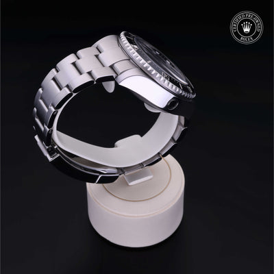 Rolex Certified Pre-owned Sea-Dweller M116660-0001 front on black background