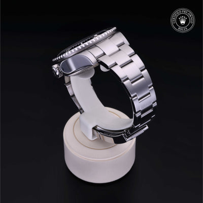 Rolex Certified Pre-owned Sea-Dweller M116660-0001 front on black background