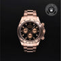 Rolex Certified Pre-owned Daytona M116505-0002 front on black background