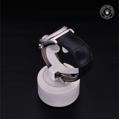 Rolex Certified Pre-owned Day-date M118139-0056 front on black background