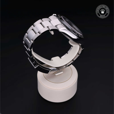 Rolex Certified Pre-owned Daytona M116500LN-0002 front on black background