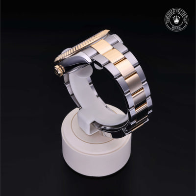 Rolex Certified Pre-owned Sky-Dweller M326933-0009 front on black background