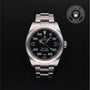 Rolex Certified Pre-owned Air-King M116900-0001 front on black background