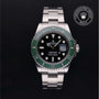 Rolex Certified Pre-owned Submariner M126610LV-0002 front on black background