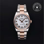 Rolex Certified Pre-owned Datejust M126201-0016 front on black background