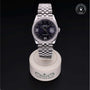Rolex Certified Pre-owned Datejust M126284RBR-0013 front on black background