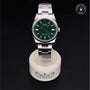 Rolex Certified Pre-owned Oyster Perpetual M126000-0005 front on black background