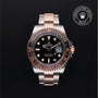 Rolex Certified Pre-owned GMT II M126711CHNR-0002 front on black background