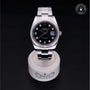 Rolex Certified Pre-owned Datejust M126334-0011 front on black background