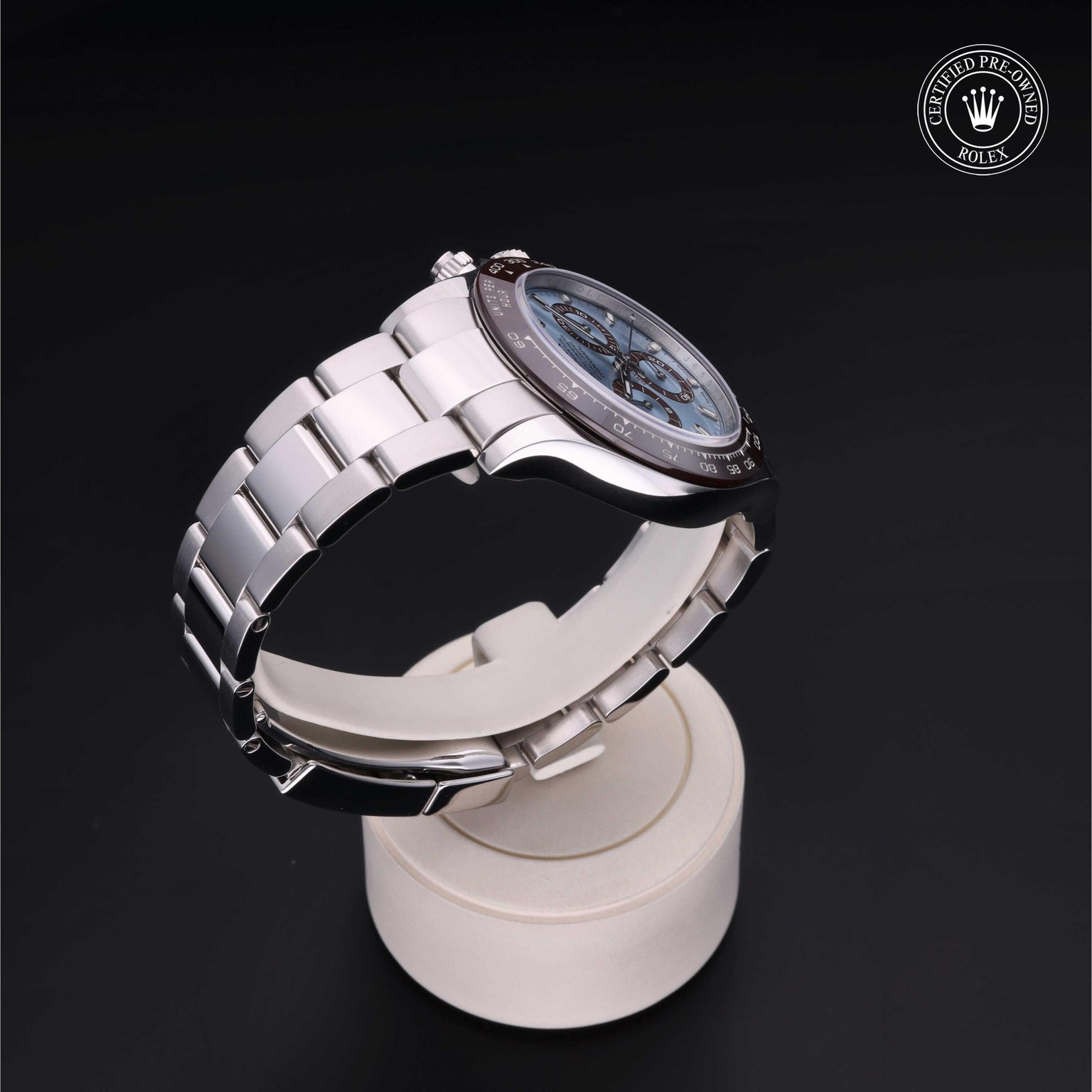 Rolex CPO Daytona M116506 front on white background