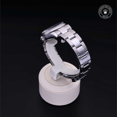 Rolex Certified Pre-owned Lady Datejust M178240-0023 front on black background