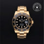 Rolex Certified Pre-owned Submariner M116618LN-0001 front on black background