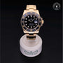 Rolex Certified Pre-owned Submariner M116618LN-0001 front on black background