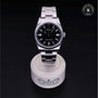 Rolex Certified Pre-owned Oyster Perpetual M126000-0014 front on black background