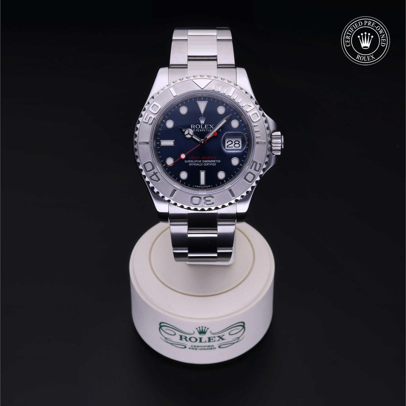 Rolex CPO Yacht-Master M116622 front on white background