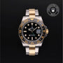 Rolex Certified Pre-owned GMT M116713LN-0001 front on black background